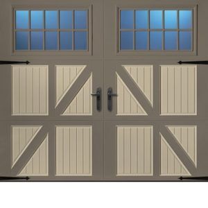 Carriage-house style garage doors